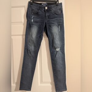 Democracy Ab Solutions Dark Blue Skinny Jeans